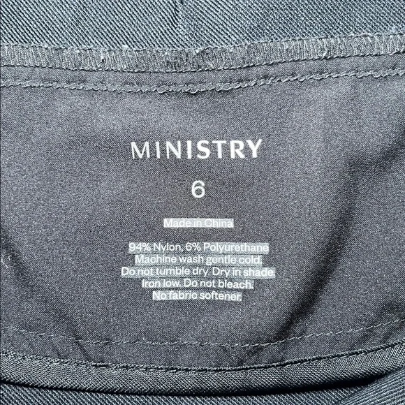 Ministry of Supply Women's Velocity Straight Leg Pant Black Trousers Size 6 - Picture 6 of 11